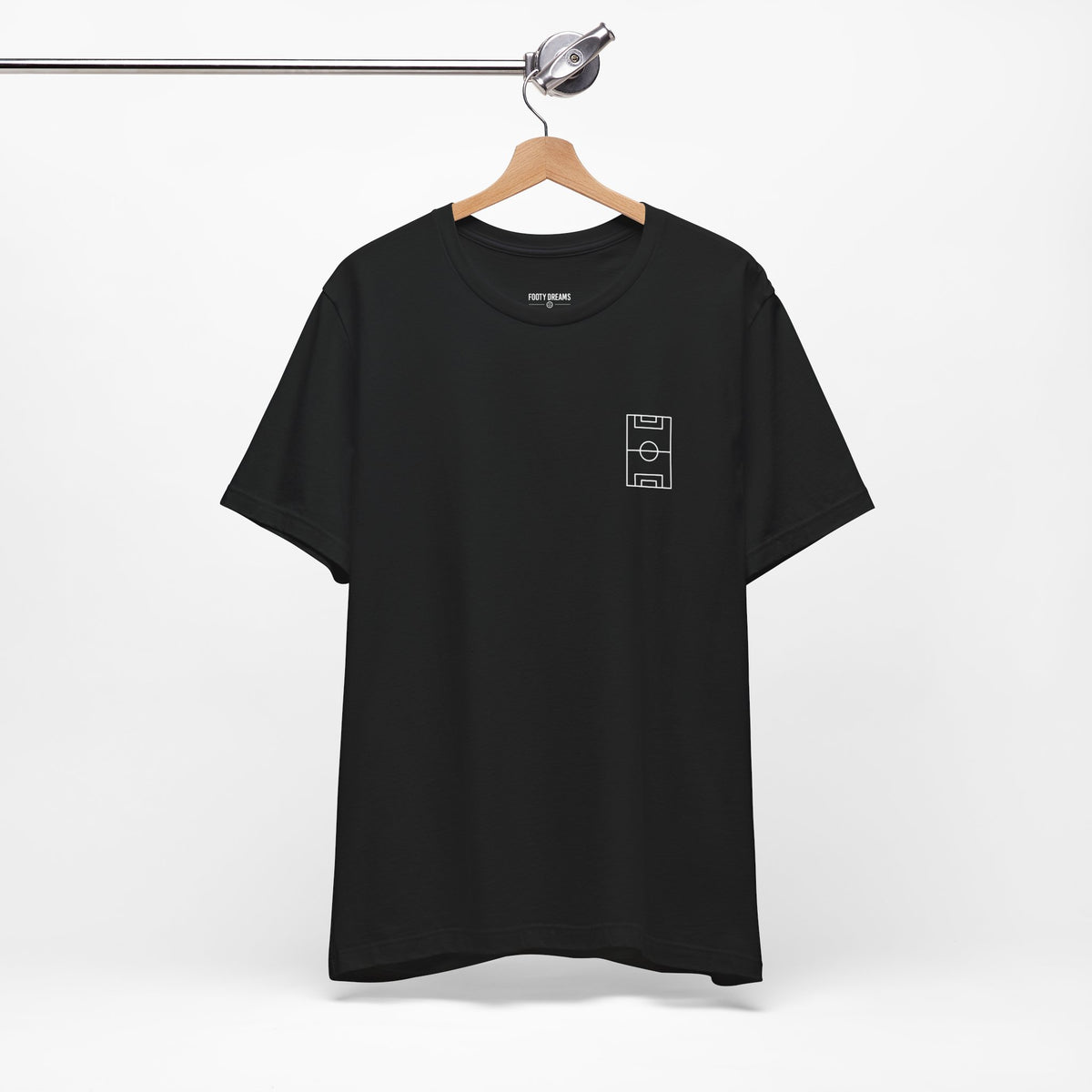 Footy Dreams Football Pitch Tee (Black)