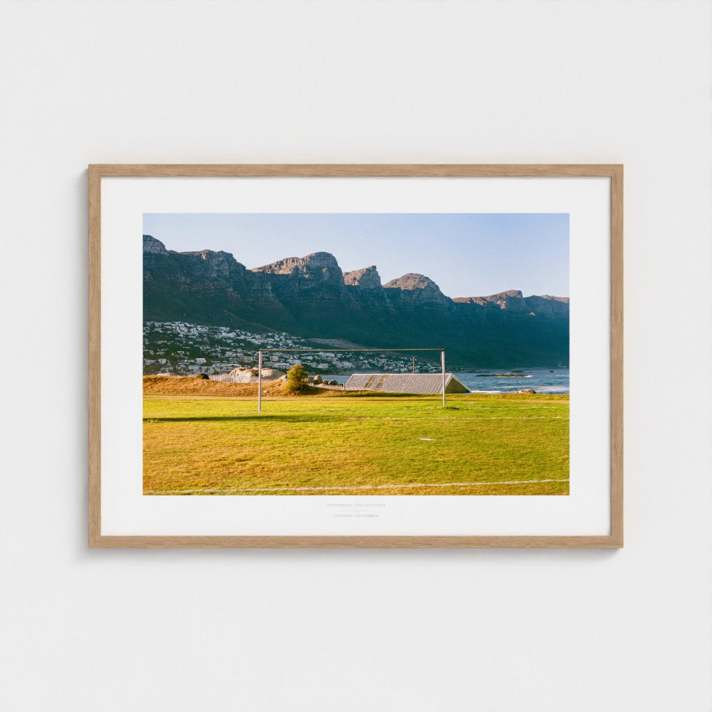 Football Pitch Print - Cape Town (12 Apostles), South Africa | Footy Dreams
