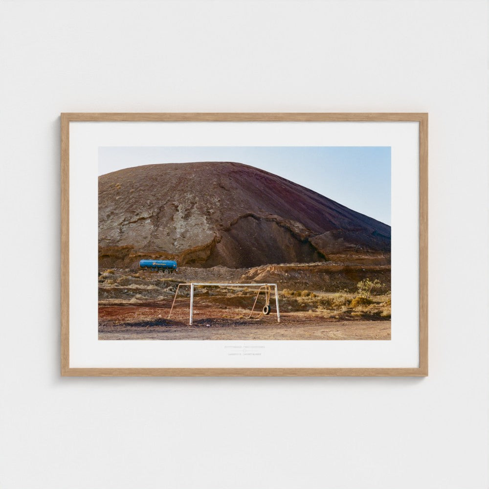 Football Pitch Print - Lanzarote, Canary Islands | Footy Dreams