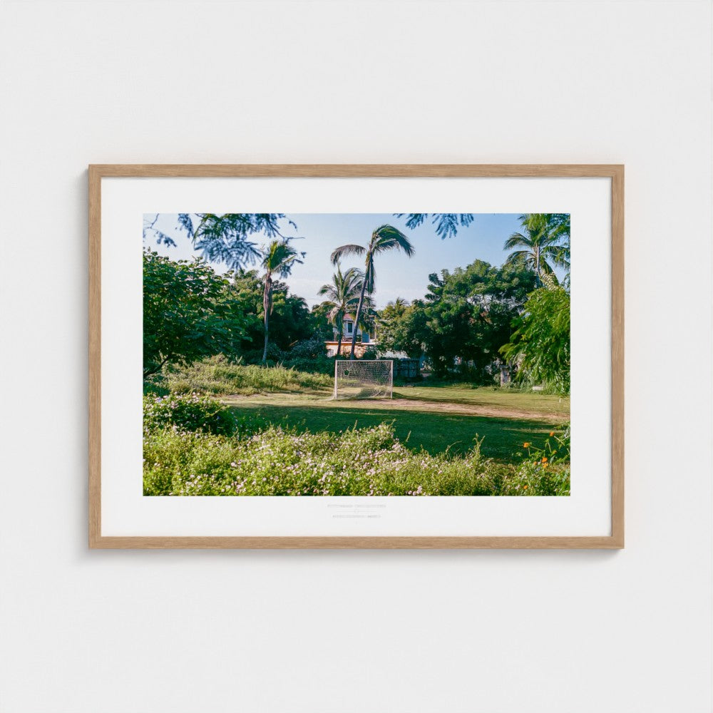 Football Pitch Print - Puerto Escondido, Mexico | Footy Dreams