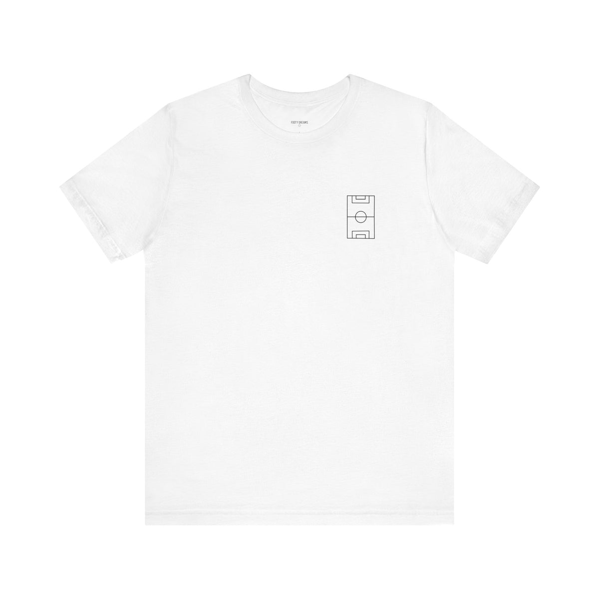 Footy Dreams Football Pitch Tee (White)