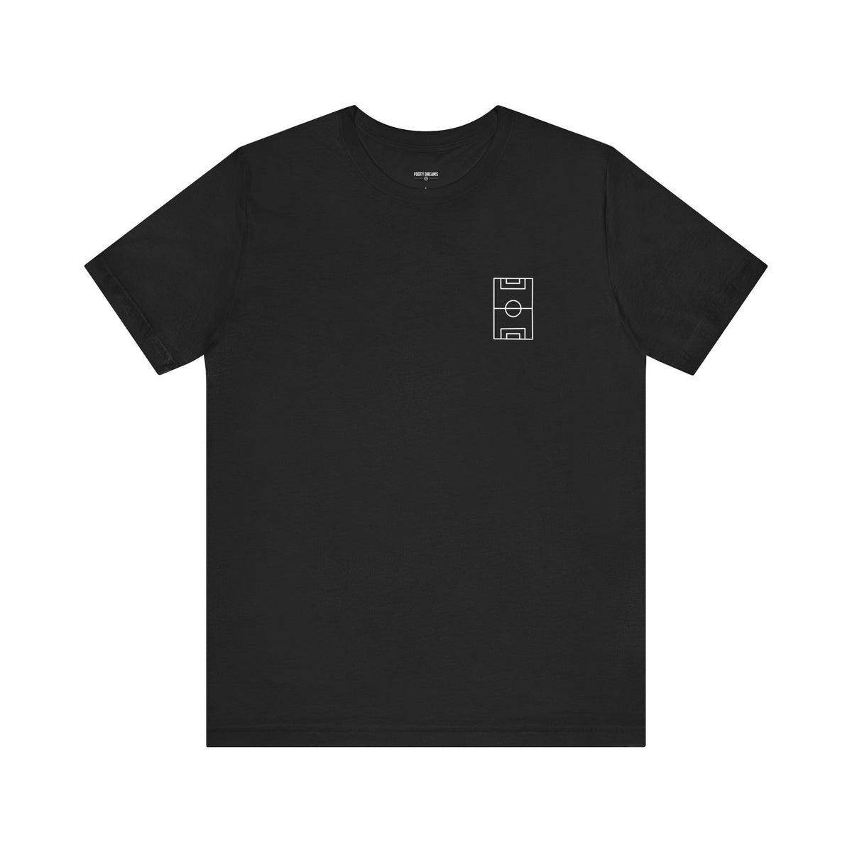 Footy Dreams Football Pitch Tee (Black)