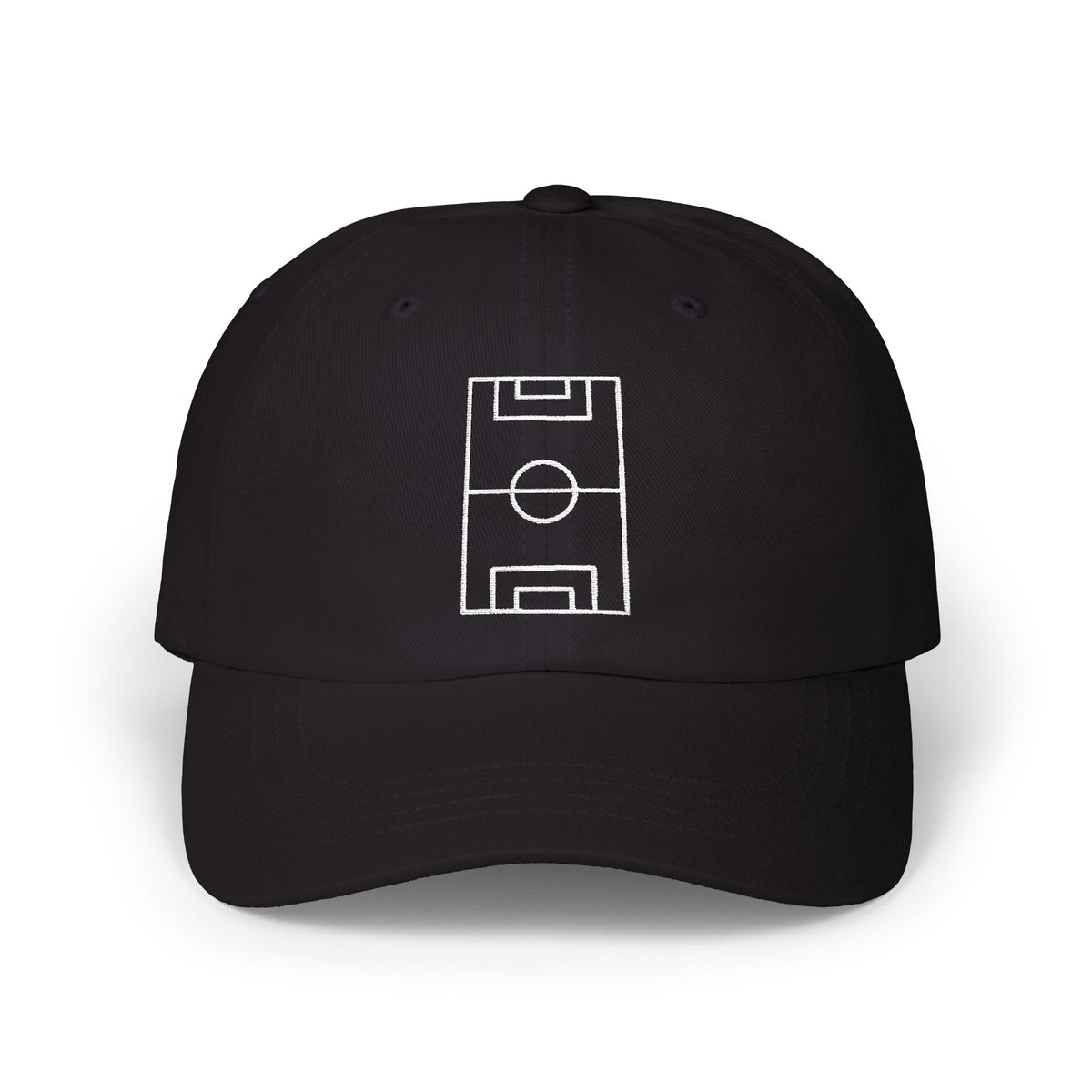 Footy Dreams Football Pitch Dad Cap (Black)