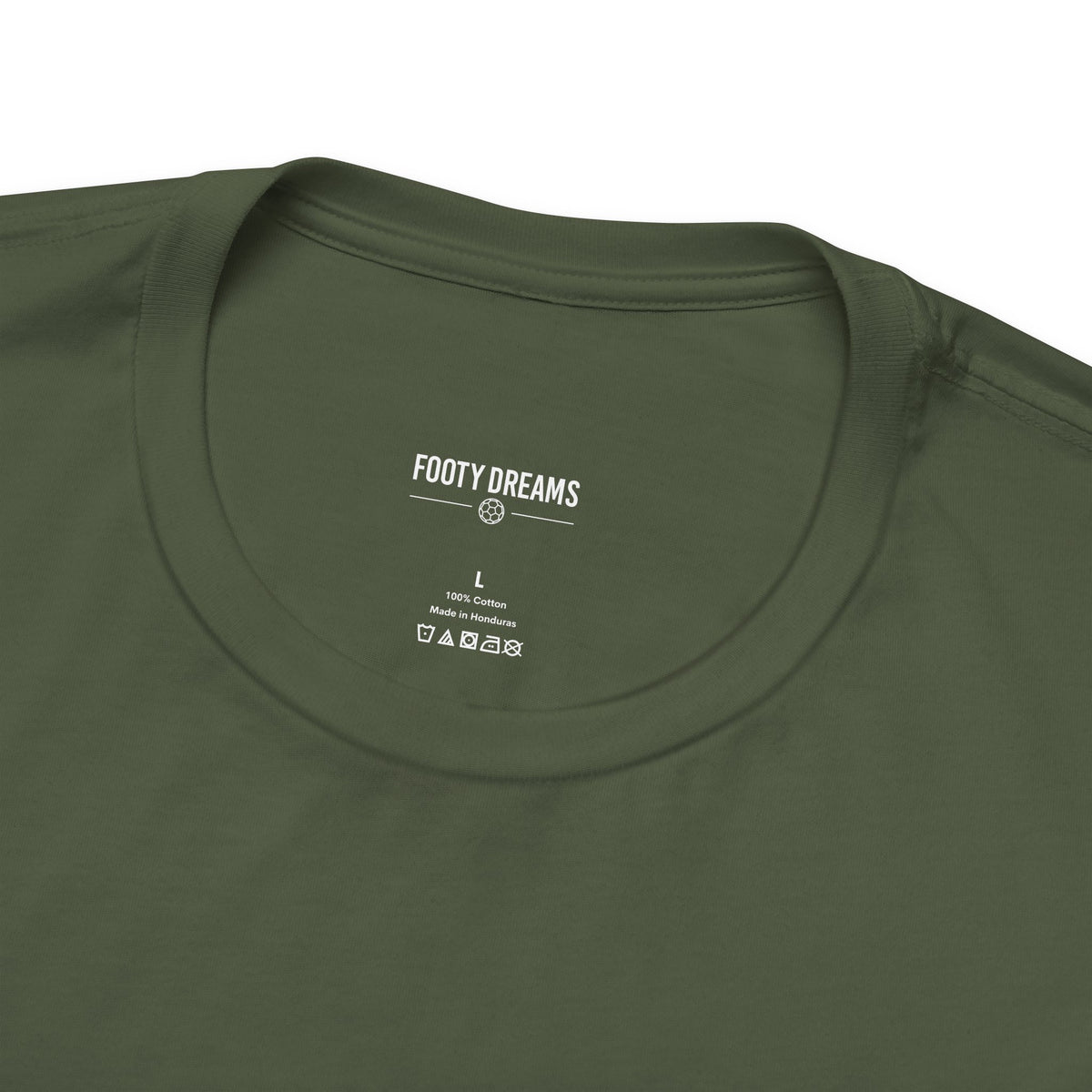 Footy Dreams Football Pitch Tee (Army Green)