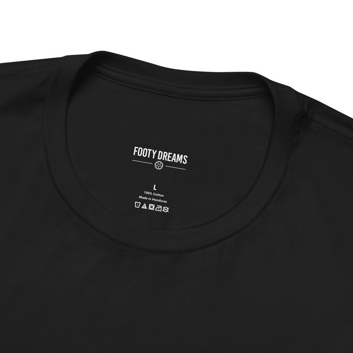 Footy Dreams Football Pitch Tee (Black)