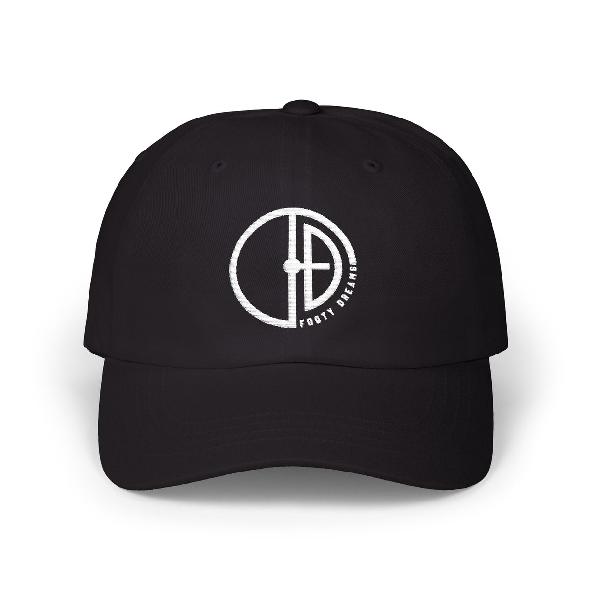 Footy Dreams Logo Dad Cap (Black)