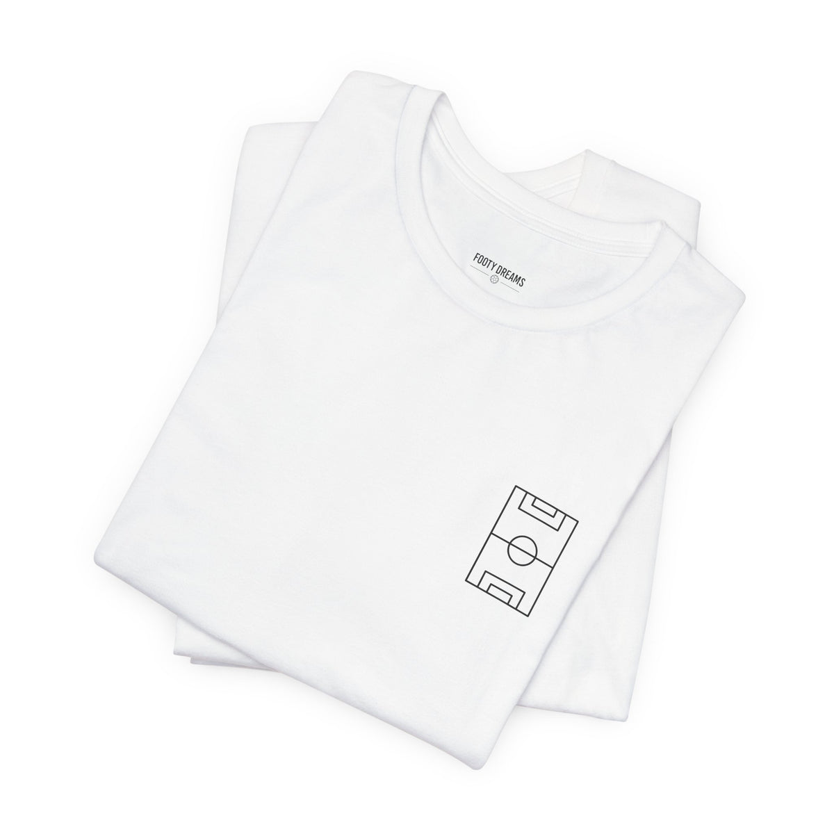 Footy Dreams Football Pitch Tee (White)