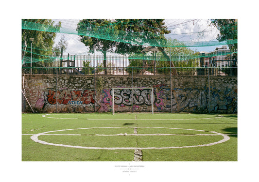 Football Pitch Print - Athens, Greece | Footy Dreams