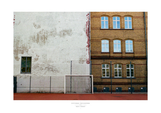 Football Pitch Print - Berlin (Street), Germany | Footy Dreams