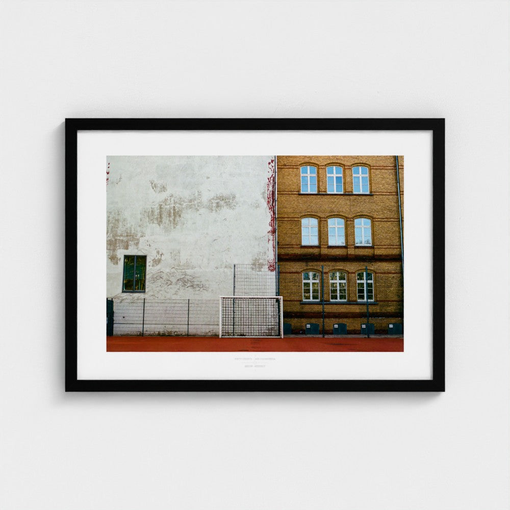 Football Pitch Print - Berlin (Street), Germany | Footy Dreams