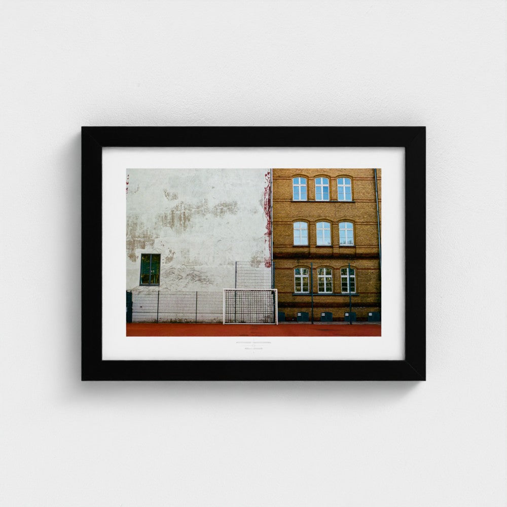 Football Pitch Print - Berlin (Street), Germany | Footy Dreams