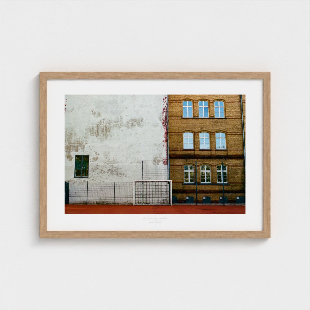 Football Pitch Print - Berlin (Street), Germany | Footy Dreams