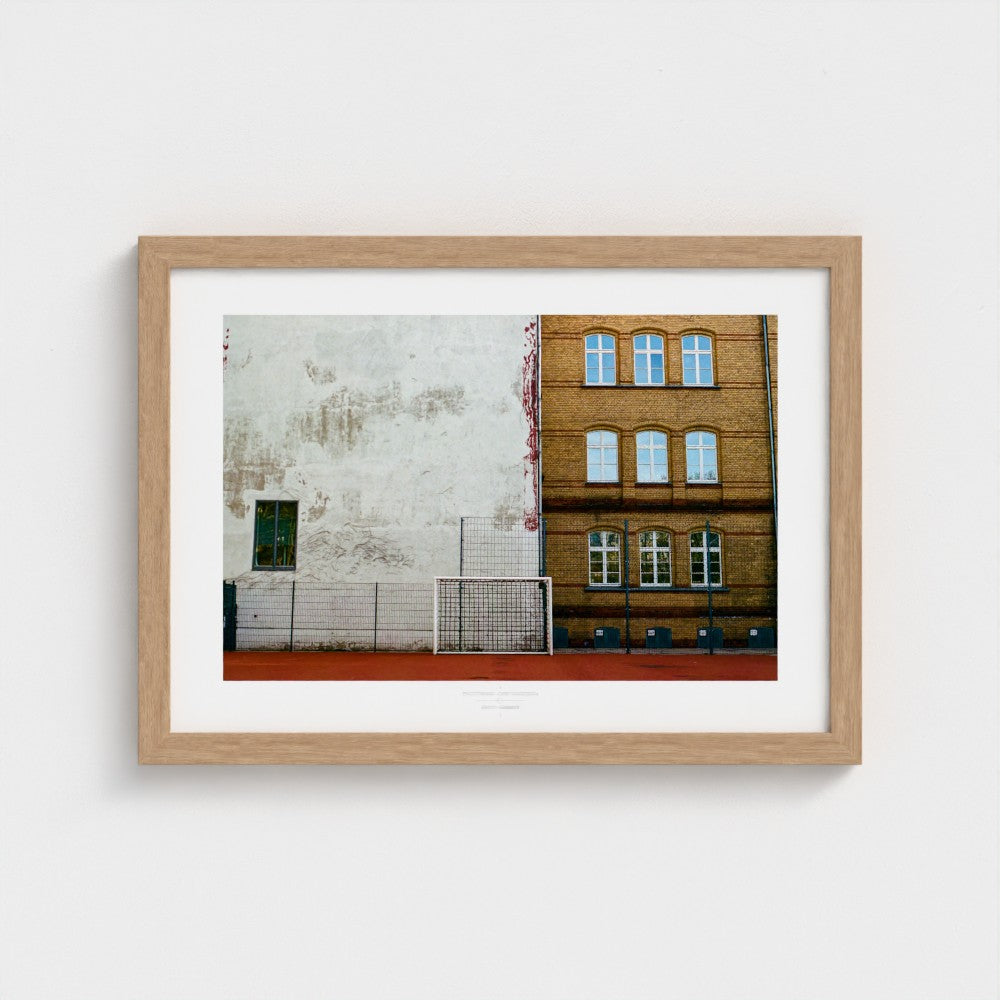 Football Pitch Print - Berlin (Street), Germany | Footy Dreams