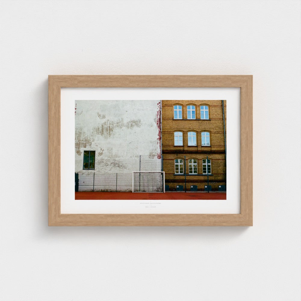 Football Pitch Print - Berlin (Street), Germany | Footy Dreams