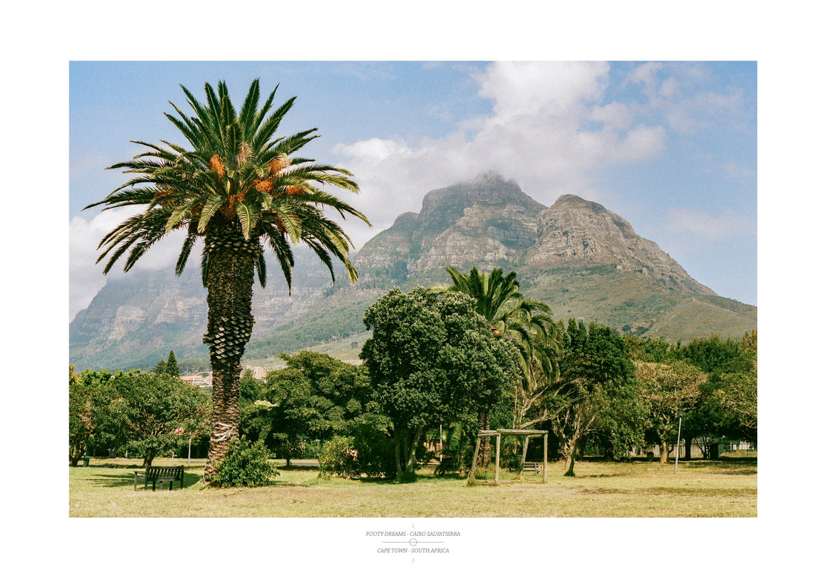Football Pitch Print - Cape Town (Jurassic Park), South Africa | Footy Dreams