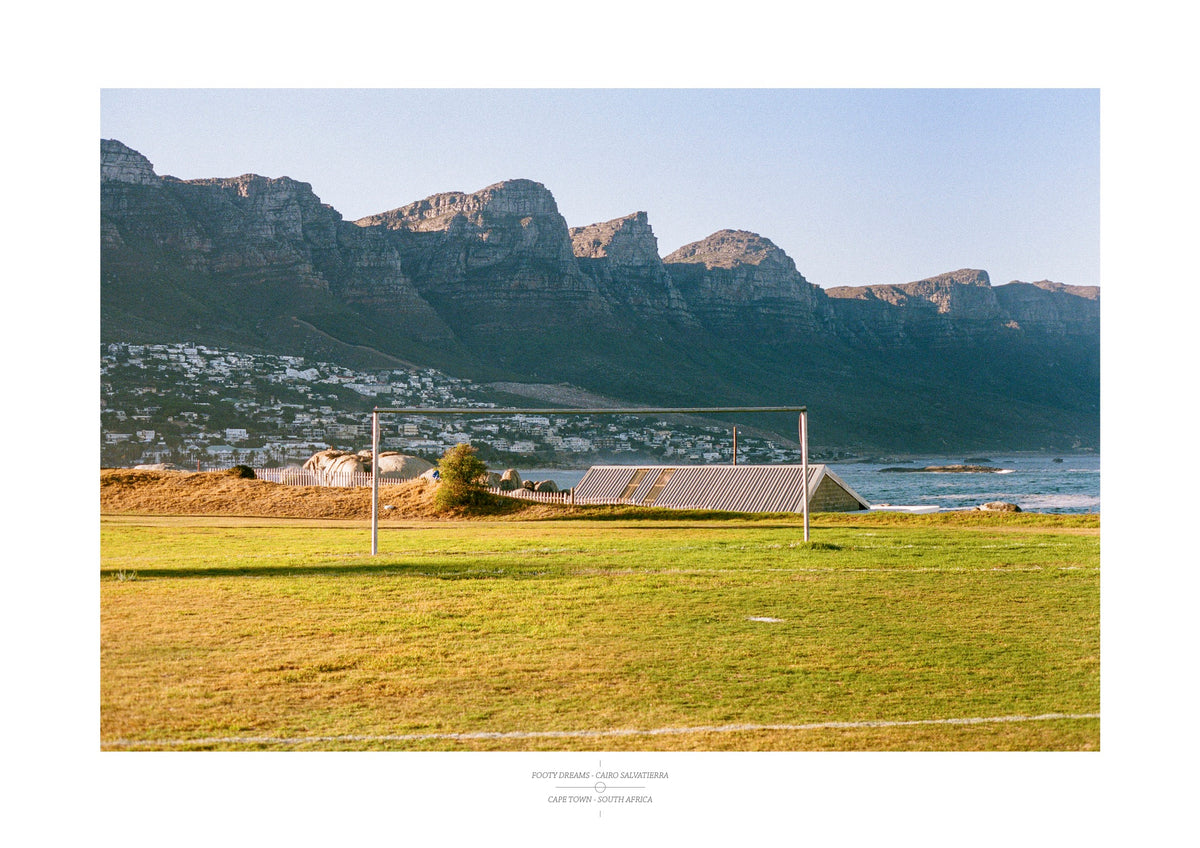 Football Pitch Print - Cape Town (12 Apostles), South Africa | Footy Dreams