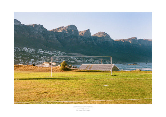 Football Pitch Print - Cape Town (12 Apostles), South Africa | Footy Dreams