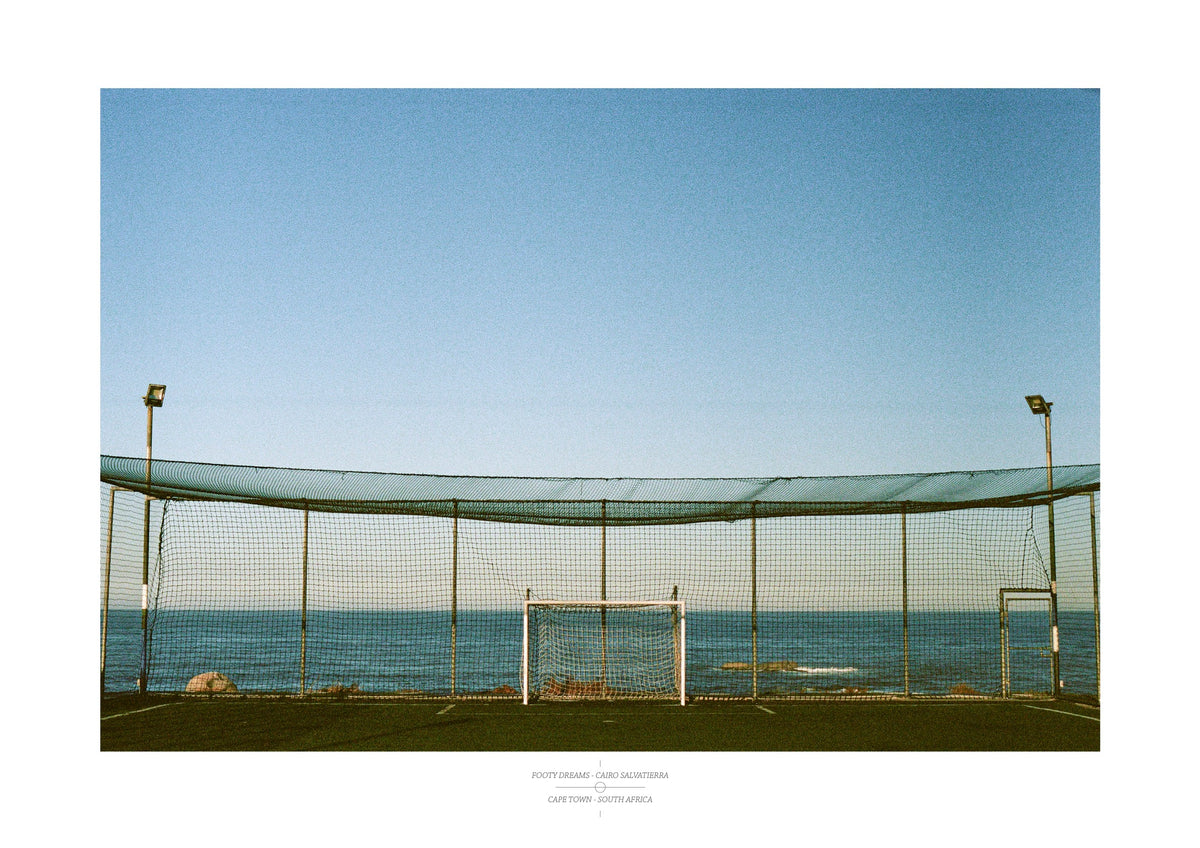 Football Pitch Print - Cape Town (Camps Bay), South Africa | Footy Dreams