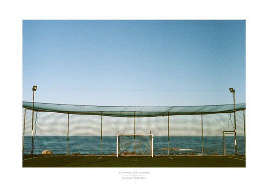 Football Pitch Print - Cape Town (Camps Bay), South Africa | Footy Dreams