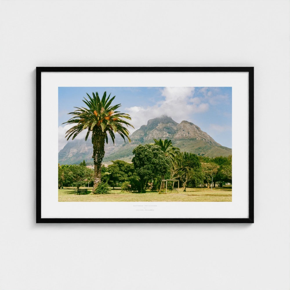 Football Pitch Print - Cape Town (Jurassic Park), South Africa | Footy Dreams