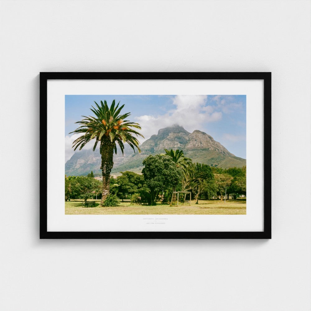 Football Pitch Print - Cape Town (Jurassic Park), South Africa | Footy Dreams
