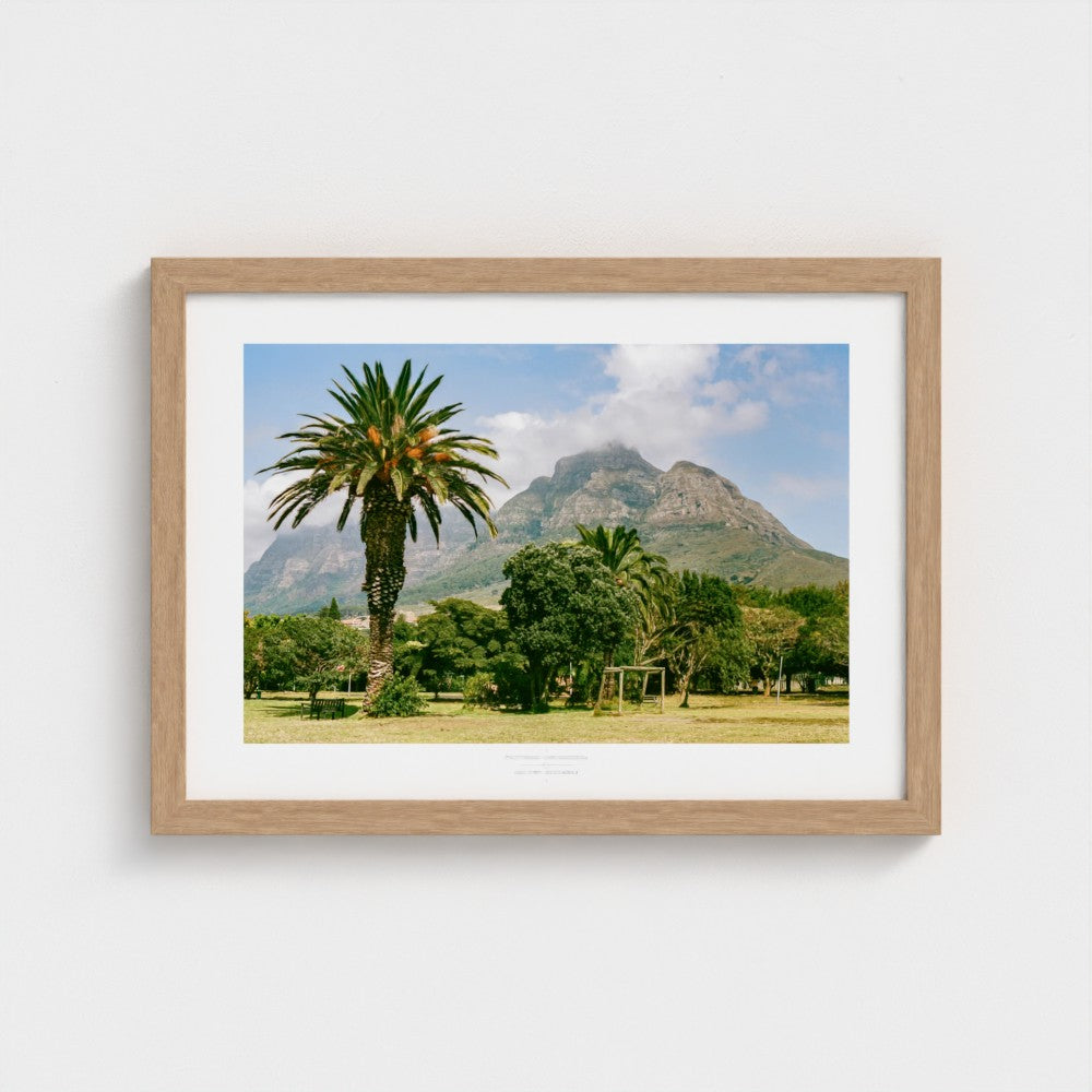 Football Pitch Print - Cape Town (Jurassic Park), South Africa | Footy Dreams