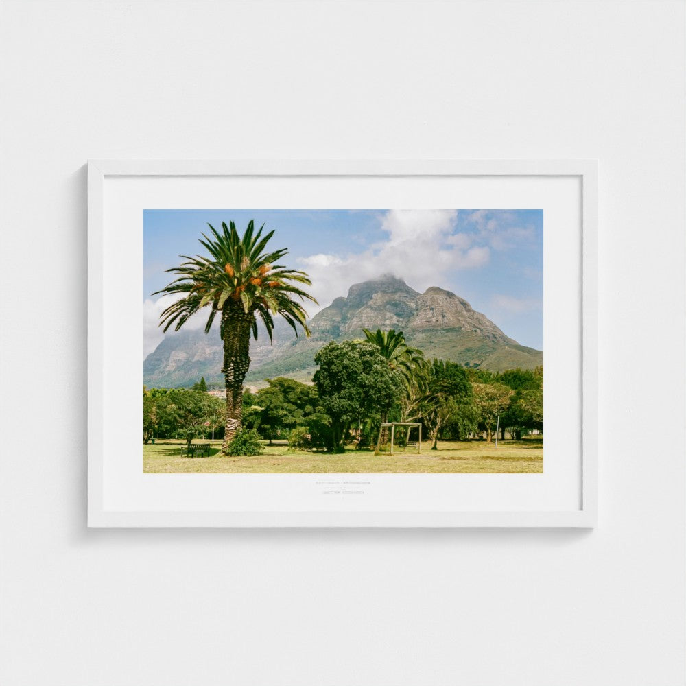 Football Pitch Print - Cape Town (Jurassic Park), South Africa | Footy Dreams