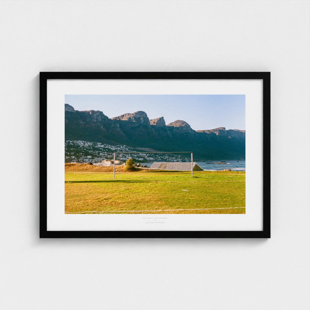 Football Pitch Print - Cape Town (12 Apostles), South Africa | Footy Dreams
