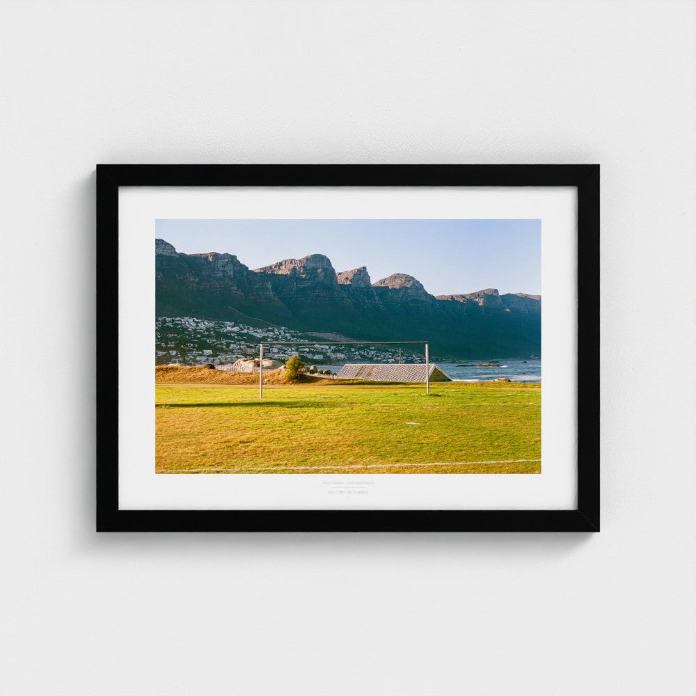 Football Pitch Print - Cape Town (12 Apostles), South Africa | Footy Dreams