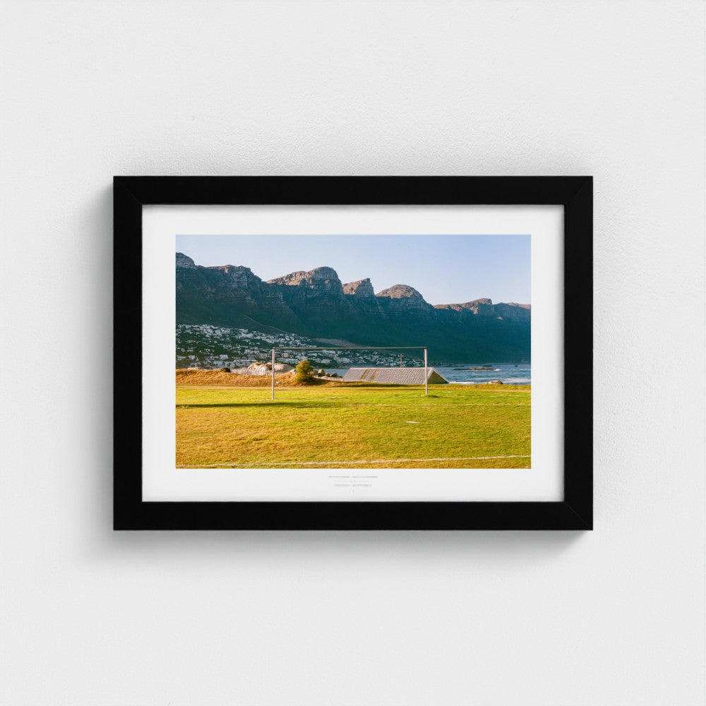 Football Pitch Print - Cape Town (12 Apostles), South Africa | Footy Dreams