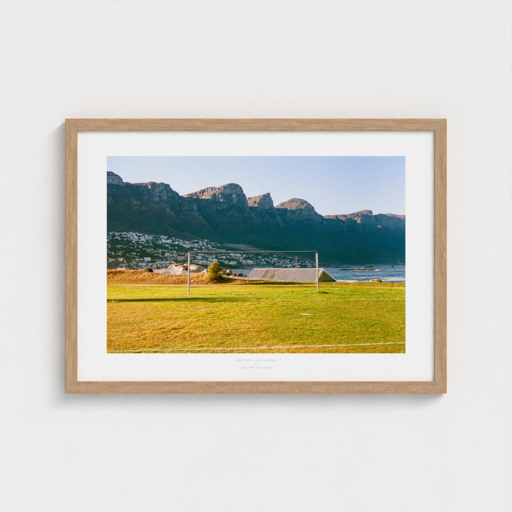 Football Pitch Print - Cape Town (12 Apostles), South Africa | Footy Dreams