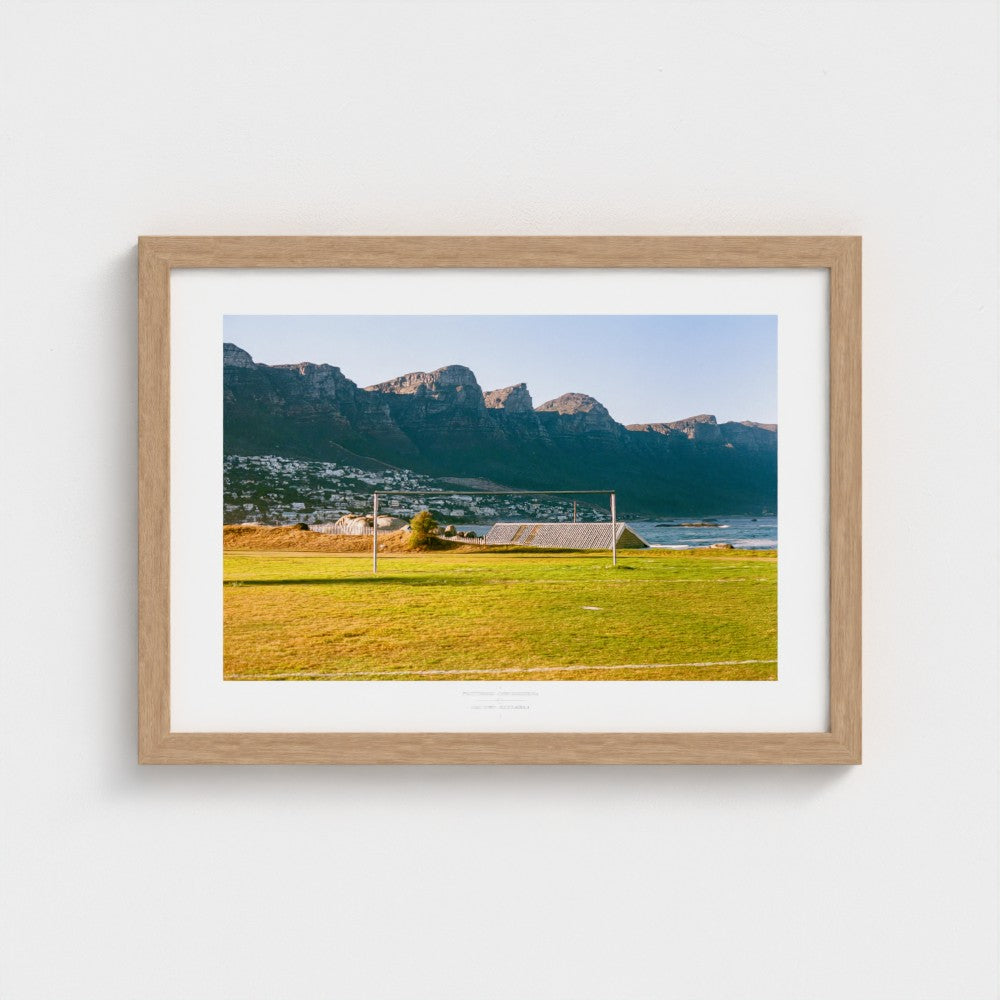 Football Pitch Print - Cape Town (12 Apostles), South Africa | Footy Dreams
