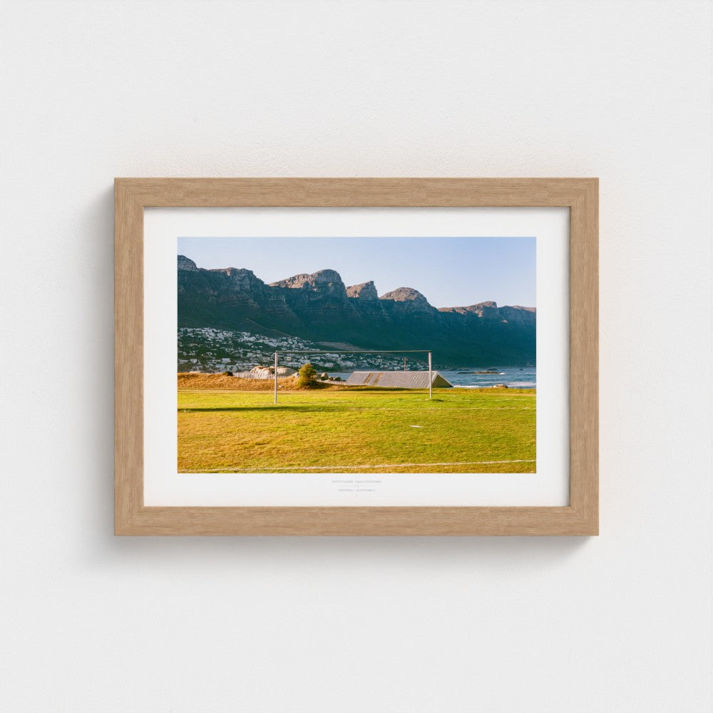 Football Pitch Print - Cape Town (12 Apostles), South Africa | Footy Dreams