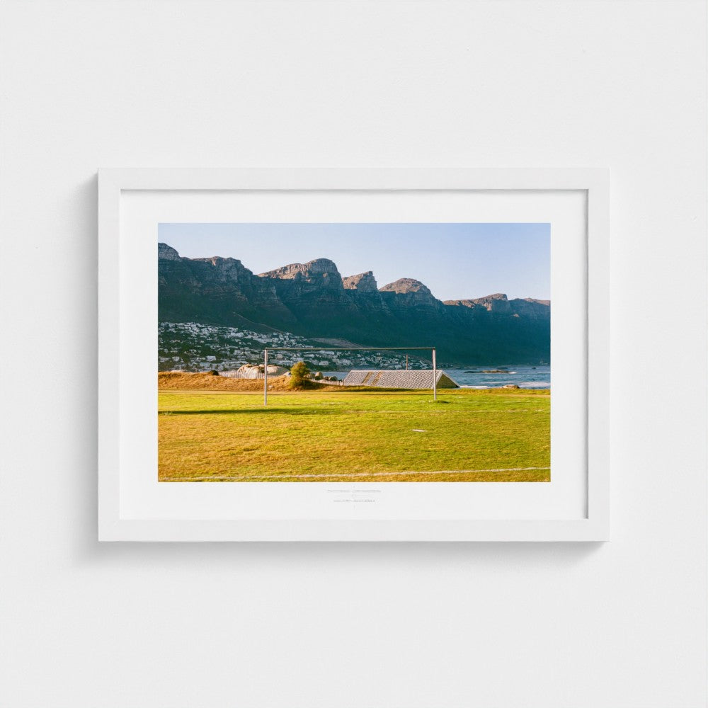 Football Pitch Print - Cape Town (12 Apostles), South Africa | Footy Dreams