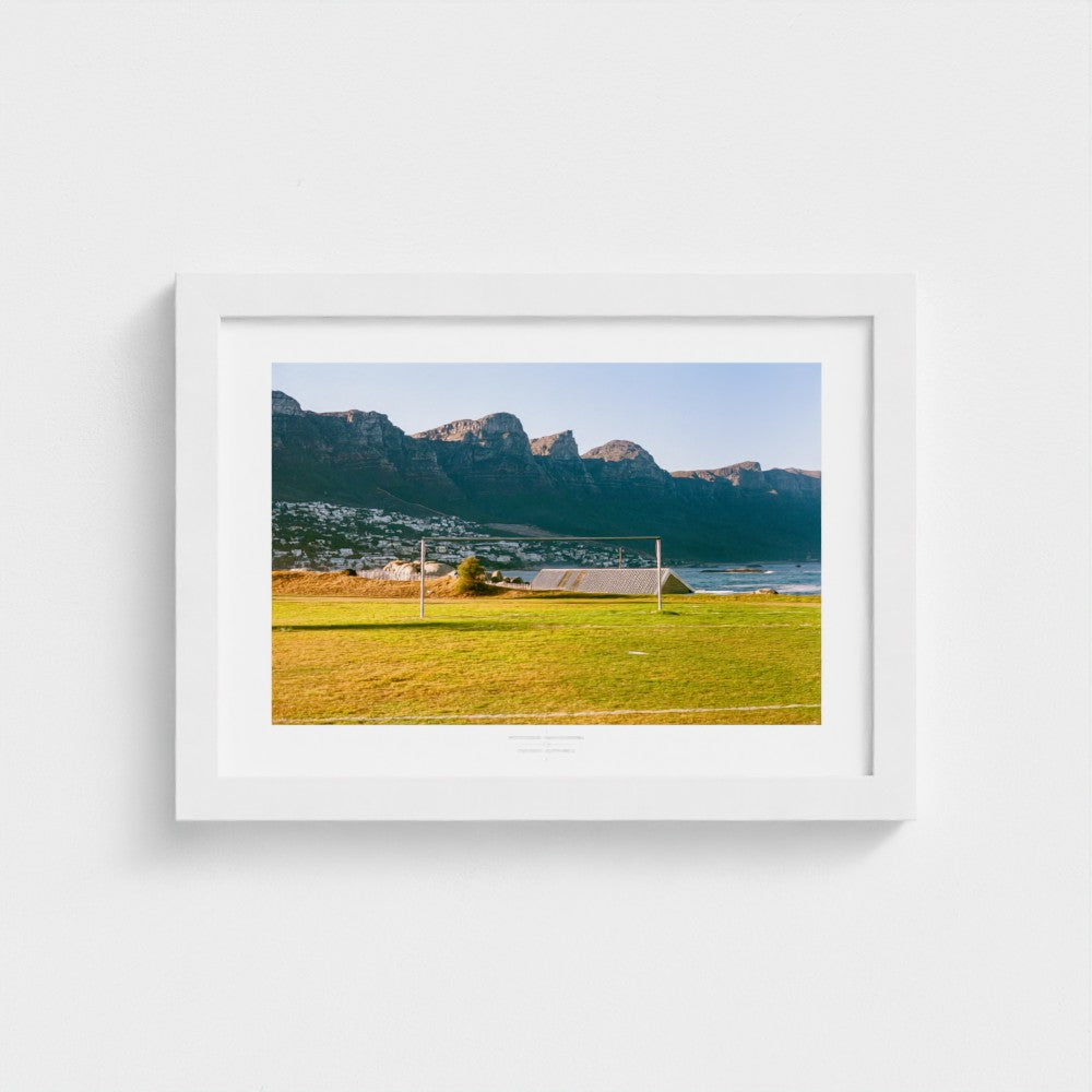 Football Pitch Print - Cape Town (12 Apostles), South Africa | Footy Dreams