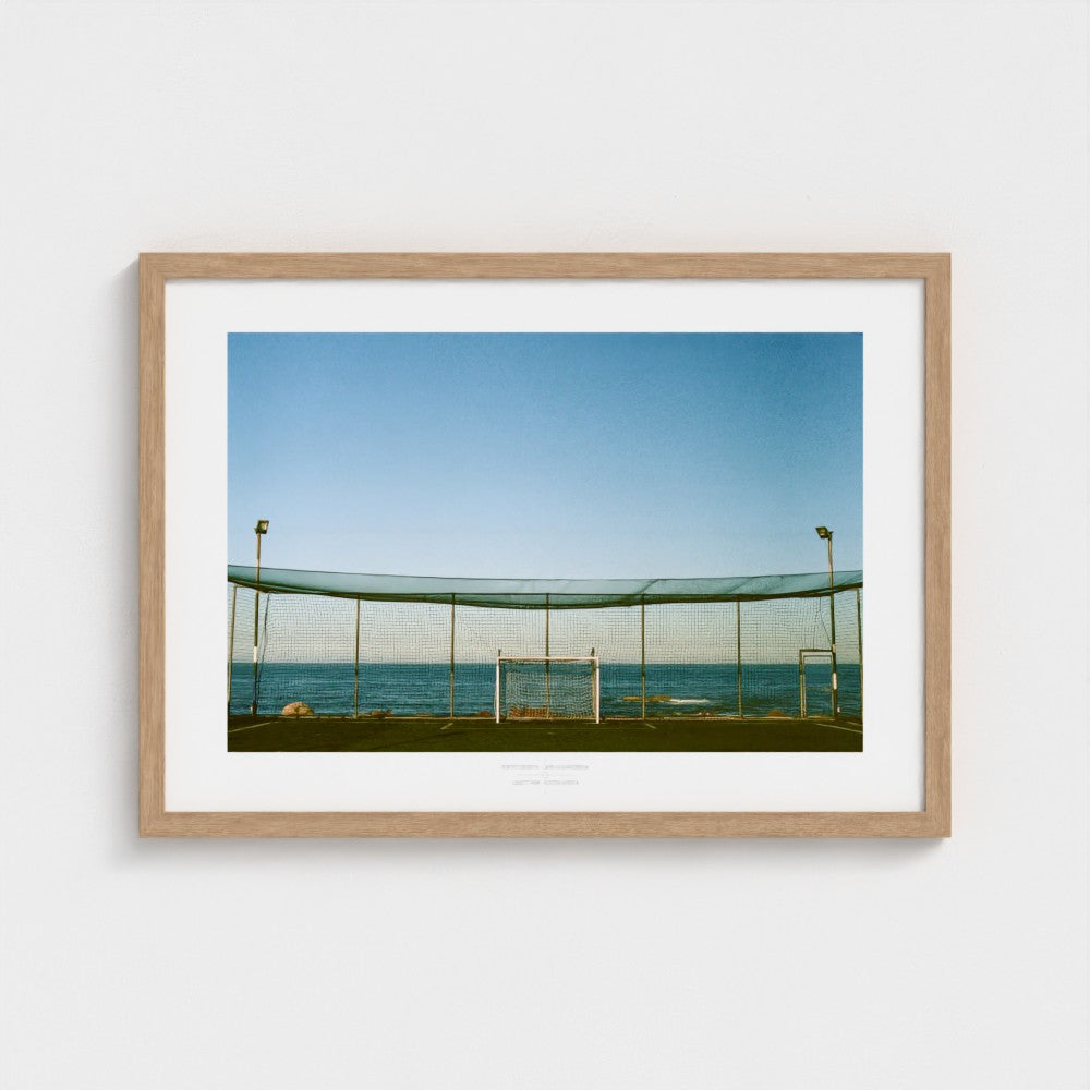 Football Pitch Print - Cape Town (Camps Bay), South Africa | Footy Dreams