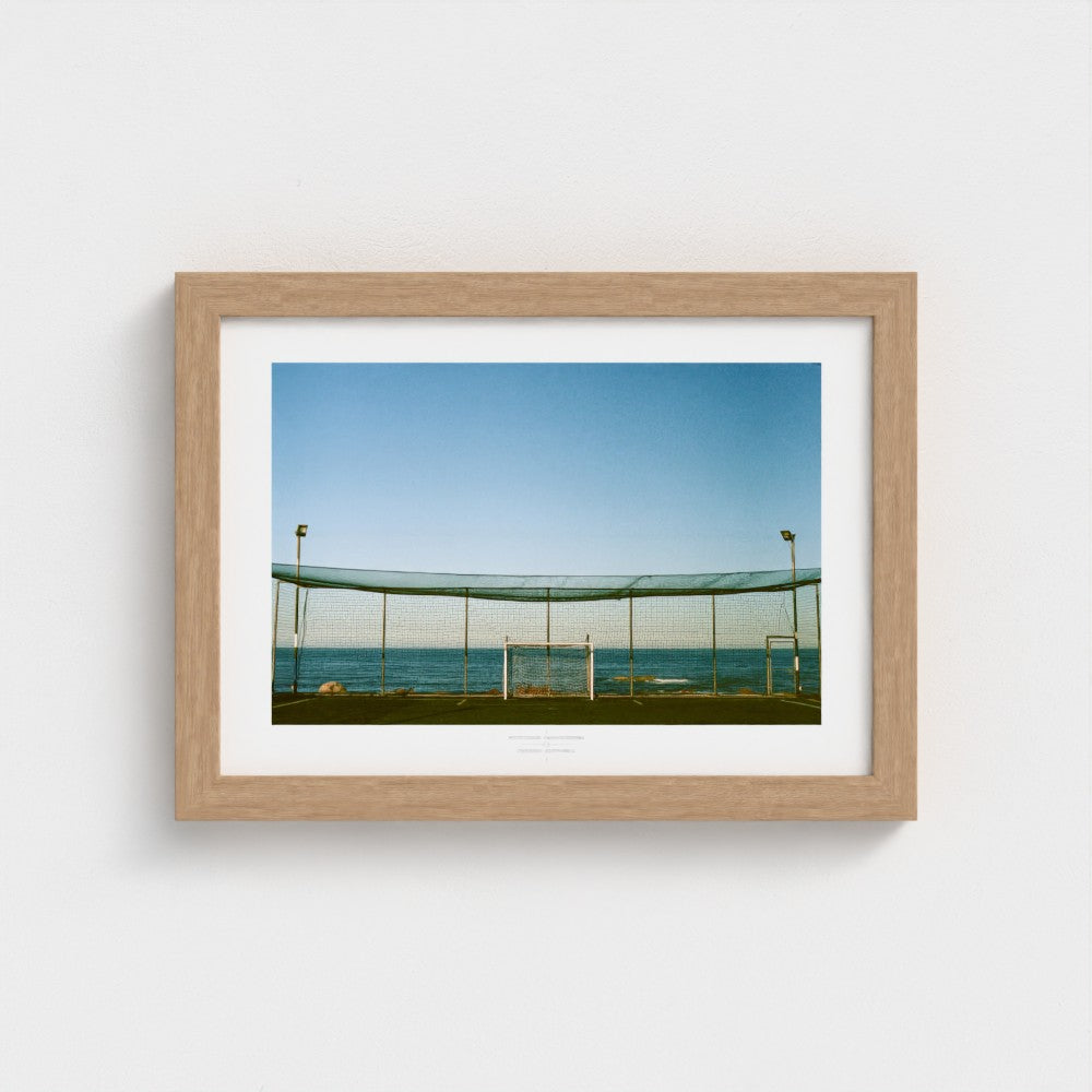 Football Pitch Print - Cape Town (Camps Bay), South Africa | Footy Dreams