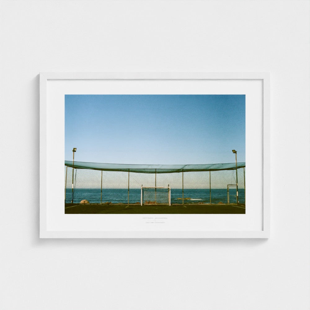 Football Pitch Print - Cape Town (Camps Bay), South Africa | Footy Dreams