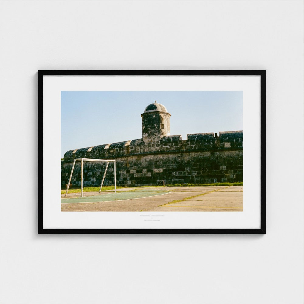 Football Pitch Print - Cartagena, Colombia | Footy Dreams