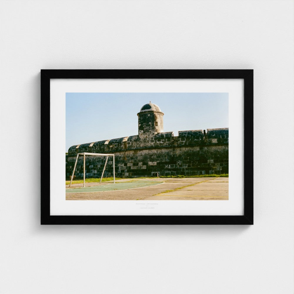Football Pitch Print - Cartagena, Colombia | Footy Dreams
