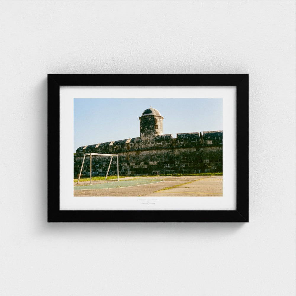 Football Pitch Print - Cartagena, Colombia | Footy Dreams