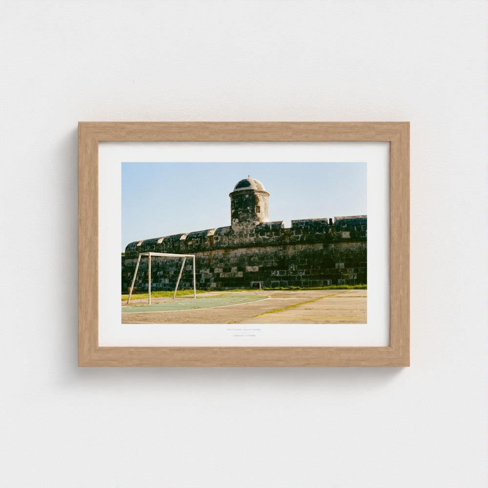 Football Pitch Print - Cartagena, Colombia | Footy Dreams