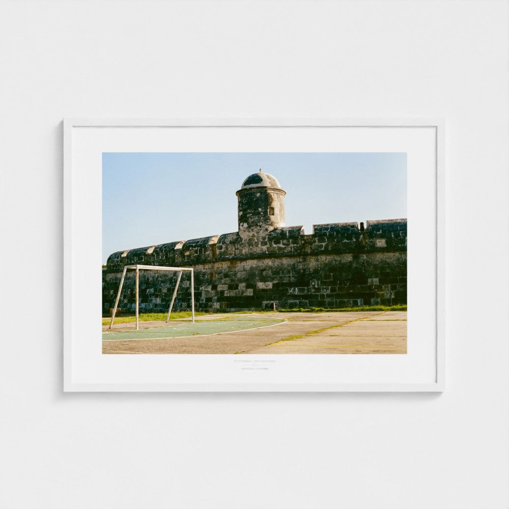 Football Pitch Print - Cartagena, Colombia | Footy Dreams