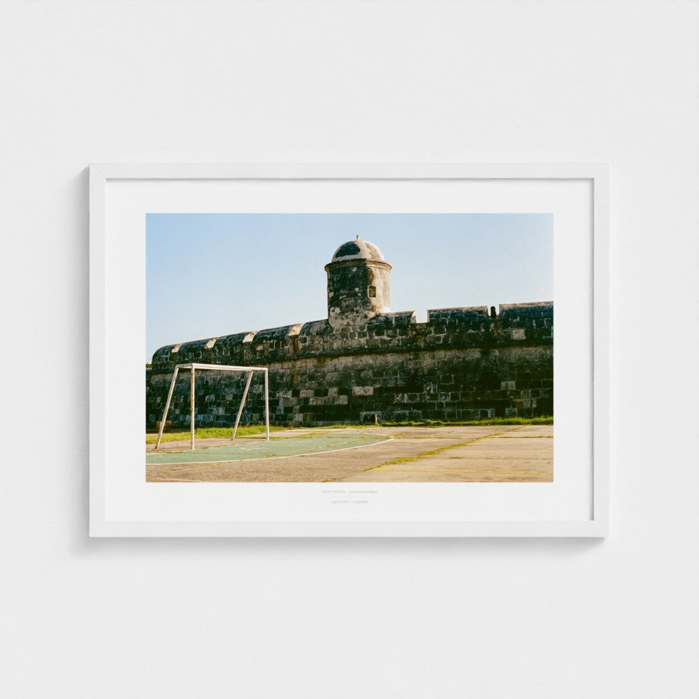 Football Pitch Print - Cartagena, Colombia | Footy Dreams