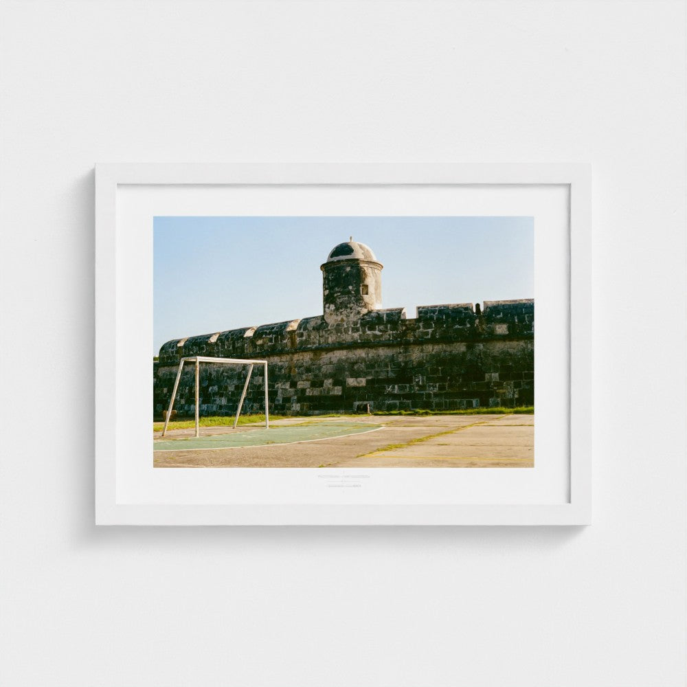 Football Pitch Print - Cartagena, Colombia | Footy Dreams