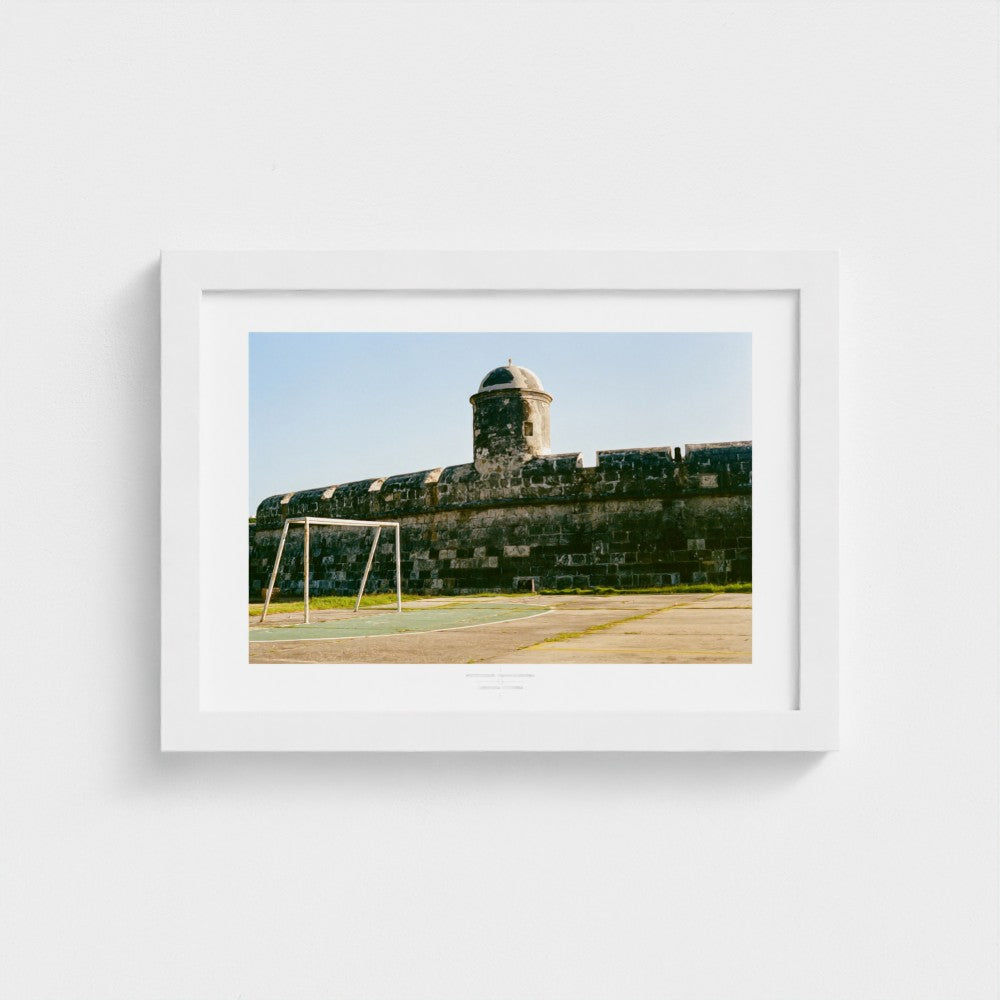 Football Pitch Print - Cartagena, Colombia | Footy Dreams