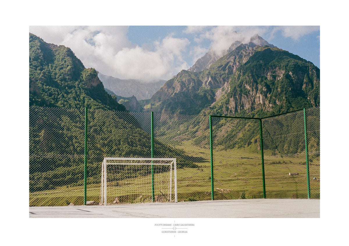 Football Pitch Print - Goristsikhe, Georgia | Footy Dreams