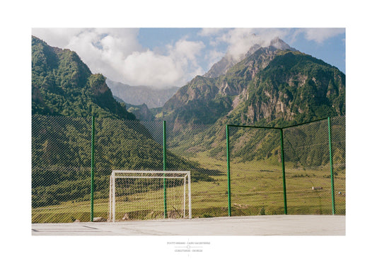 Football Pitch Print - Goristsikhe, Georgia | Footy Dreams