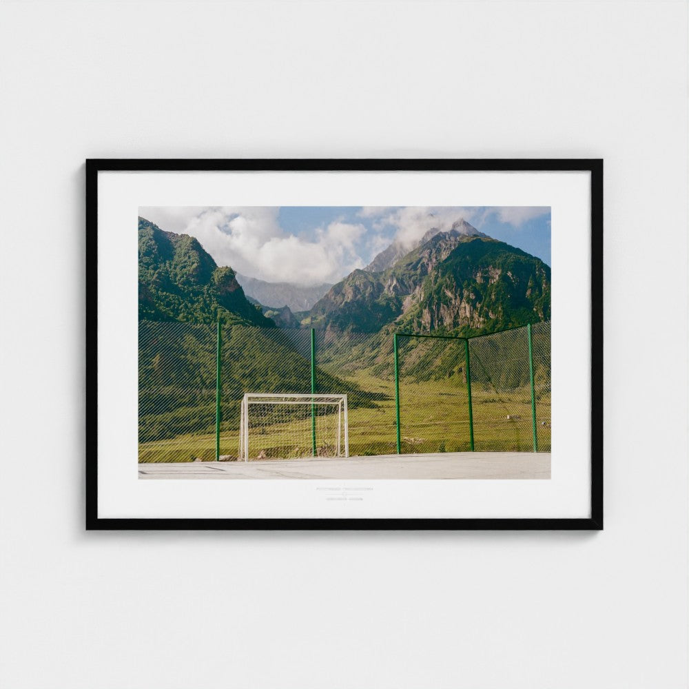 Football Pitch Print - Goristsikhe, Georgia | Footy Dreams