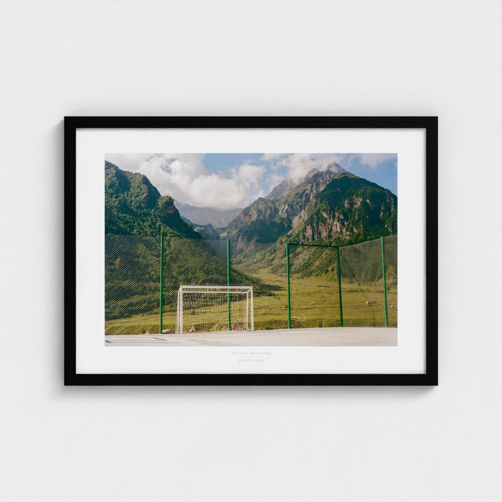 Football Pitch Print - Goristsikhe, Georgia | Footy Dreams